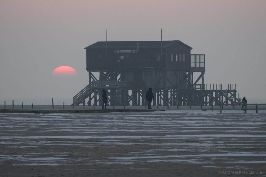 Sonnenuntergang in Sankt Peter-Ording