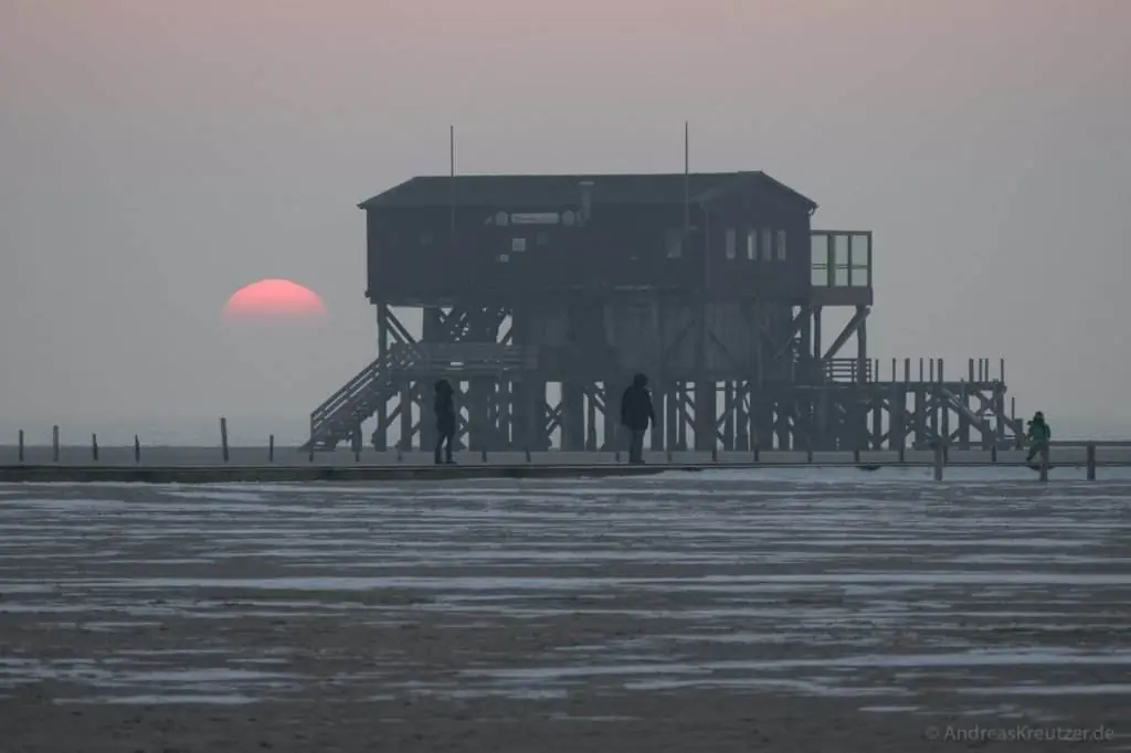Sonnenuntergang in Sankt Peter-Ording
