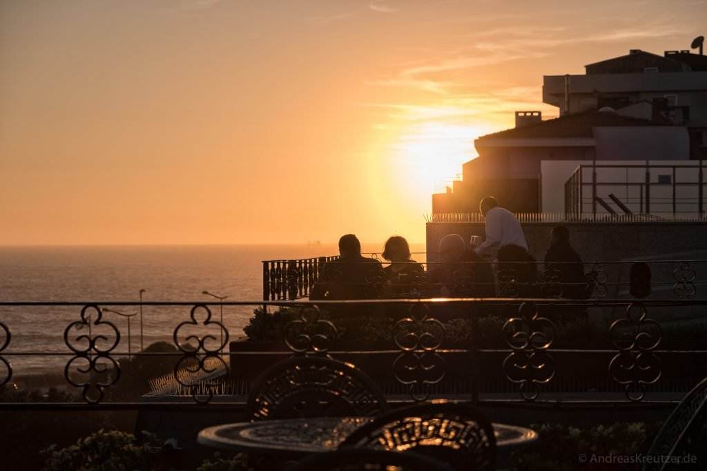 Sonnenuntergang Foz do Douro