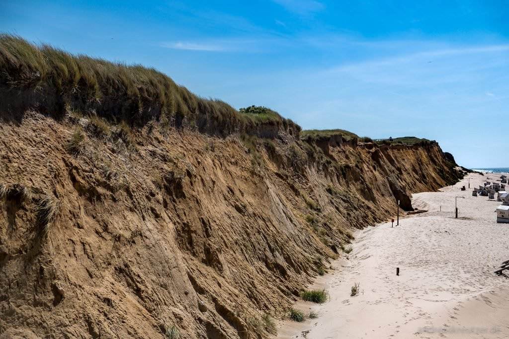 Rotes Kliff in Kampen auf Sylt