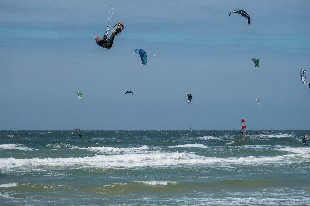 Kitesurfer auf Römö