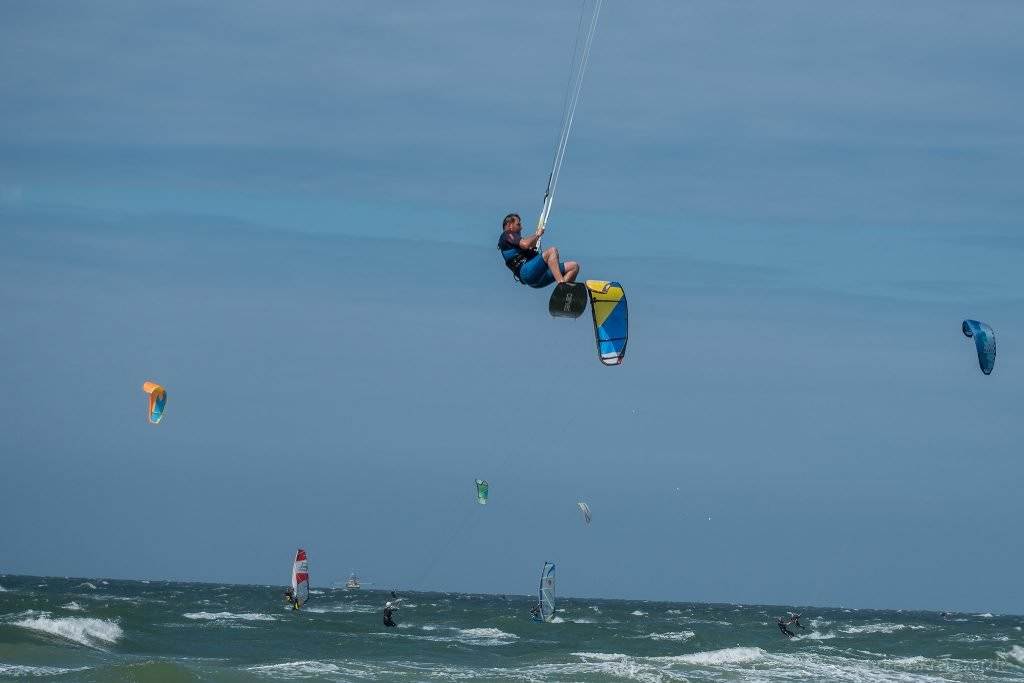 Kitesurfer auf Römö