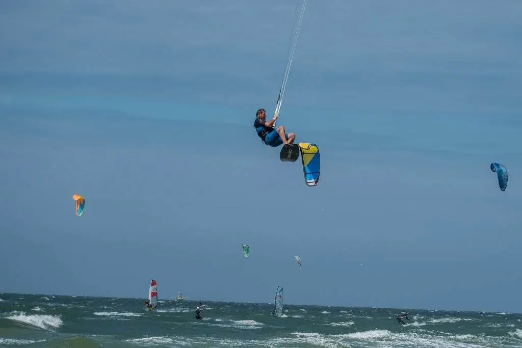 Kitesurfer auf Römö