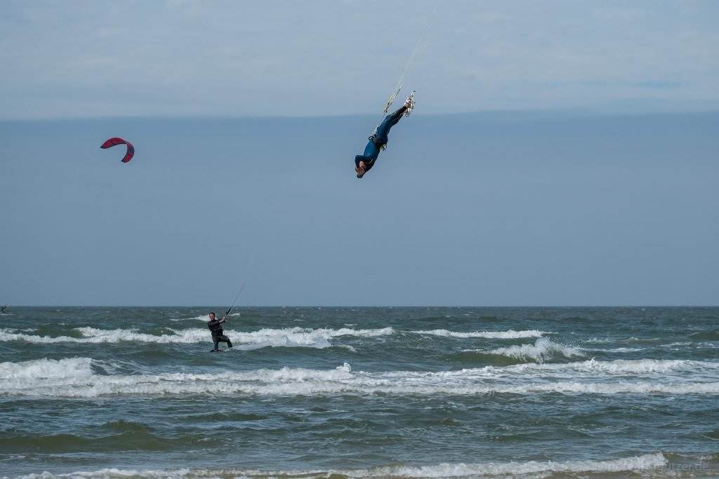 Kitesurfer auf Römö