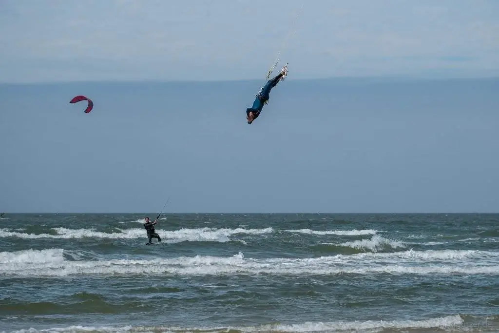 Kitesurfer auf Römö