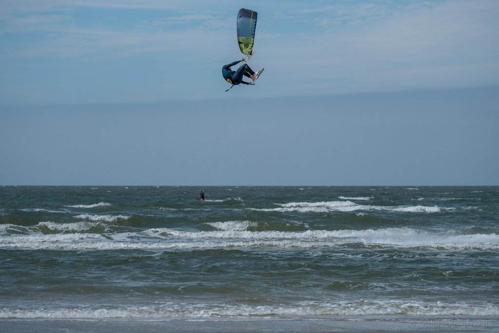 Kitesurfer auf Römö