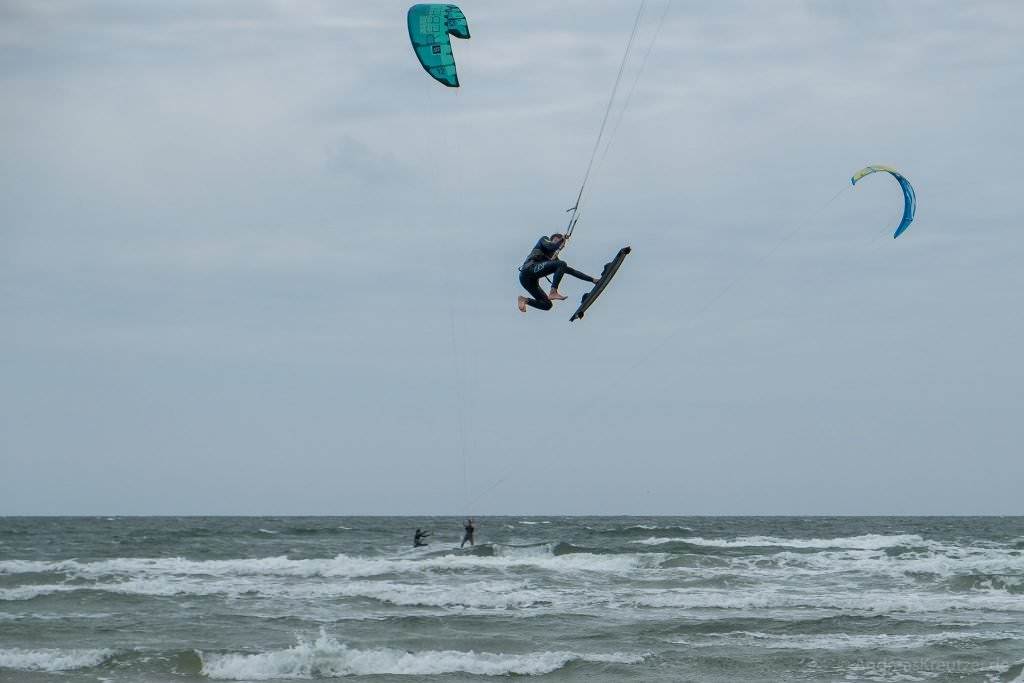 Kitesurfer auf Römö