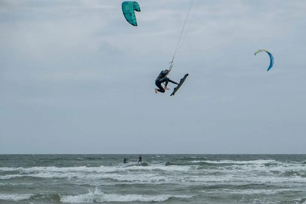 Kitesurfer auf Römö