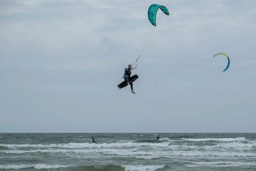 Kitesurfer auf Römö