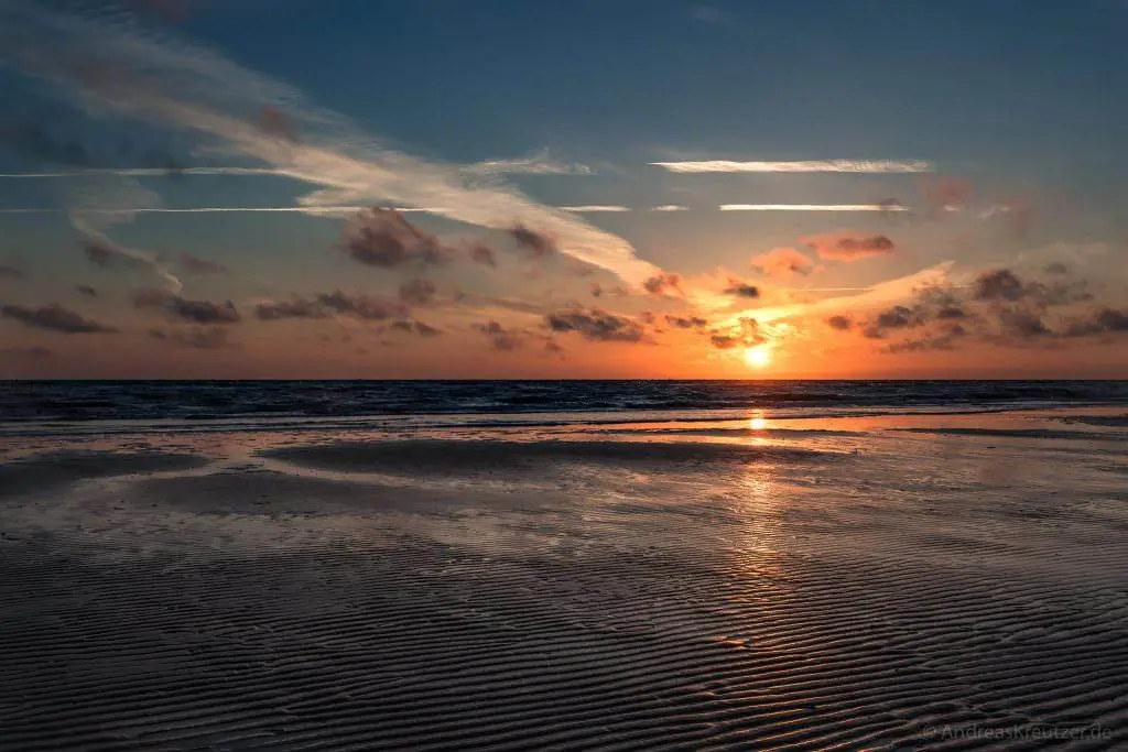 Sonnenuntergang auf Römö