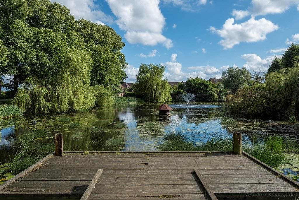 Teich an den Wallanlagen in Boizenburg