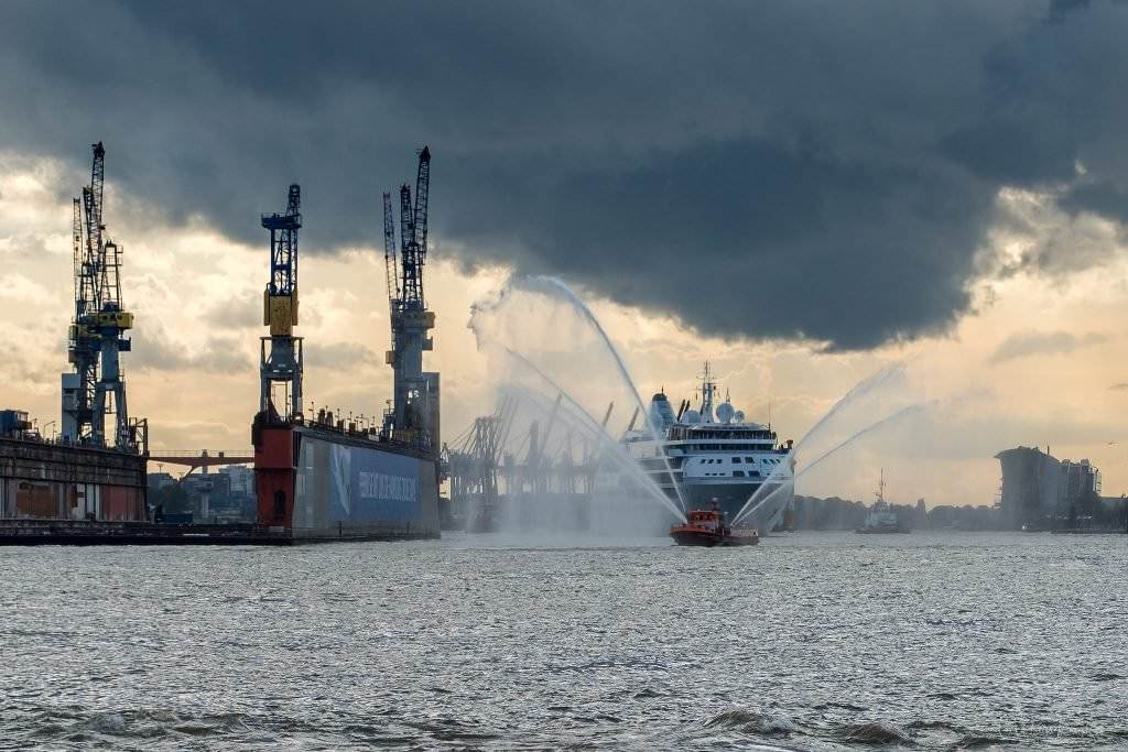 Silver Wind Erstanlauf in Hamburg