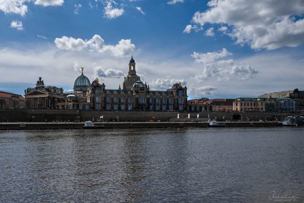 Blick auf die Brühlsche Terrasse