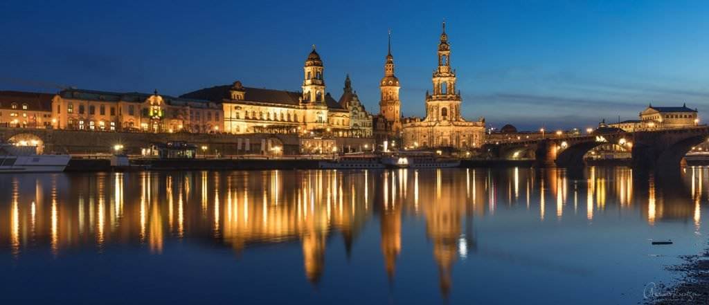 Blick auf die Dresdner Altstadt