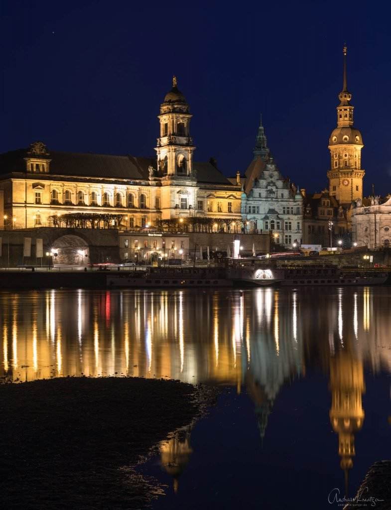 Dresden zur blauen Stunde