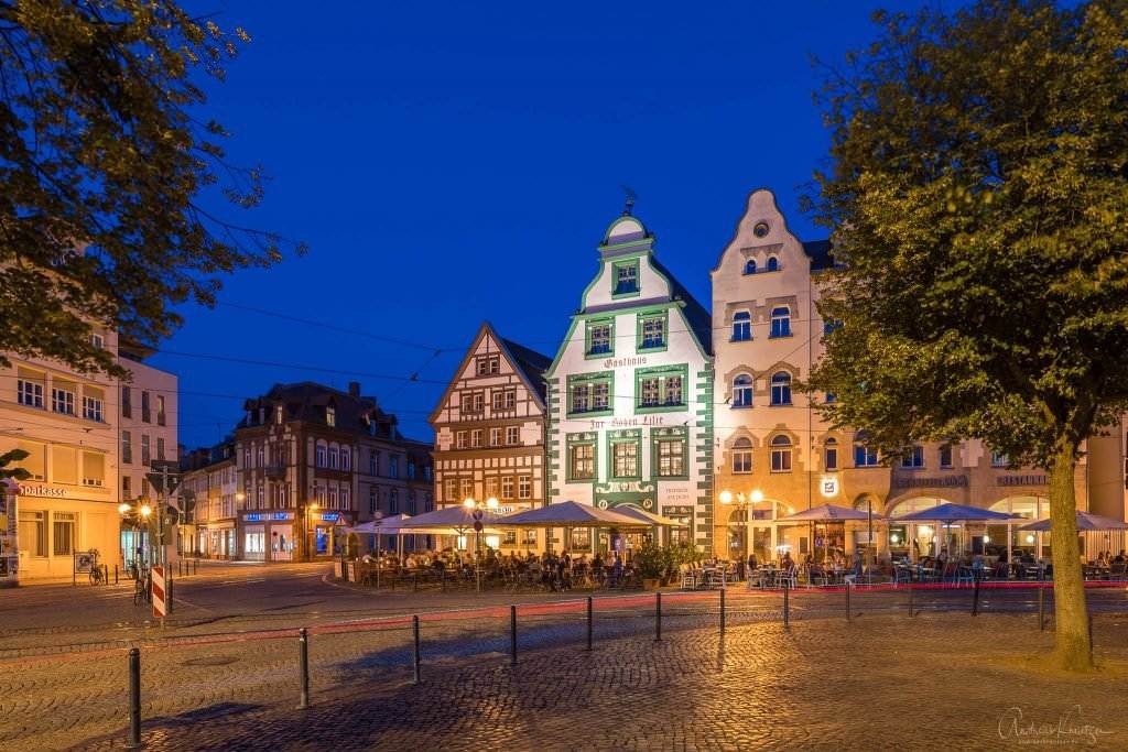 Am Domplatz in Erfurt