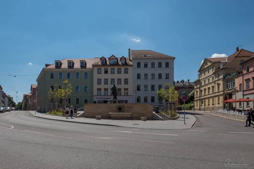 Wielandplatz in Weimer