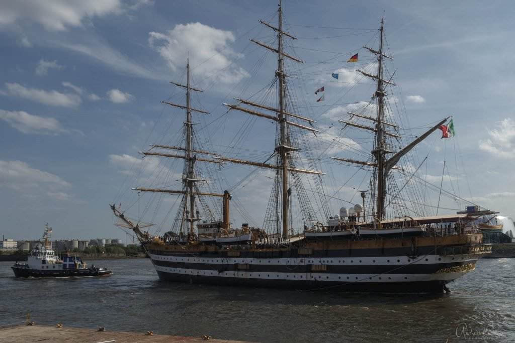 Amerigo Vespucci in Hamburg