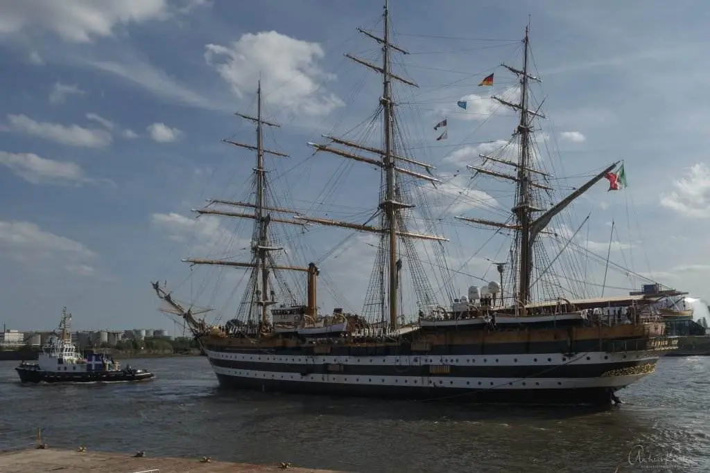 Amerigo Vespucci in Hamburg