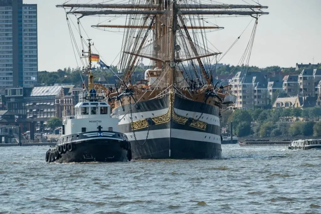 Amerigo Vespucci in Hamburg