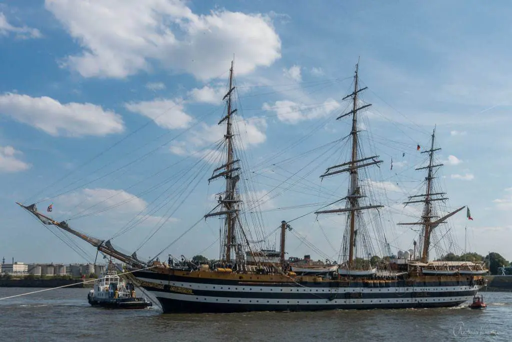 Amerigo Vespucci in Hamburg