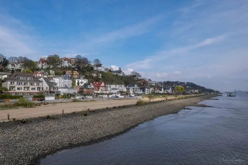 Blick auf Blankenese