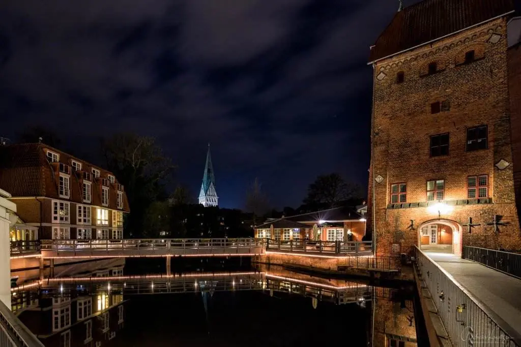 Abtsmühle und Ilmenau in Lüneburg