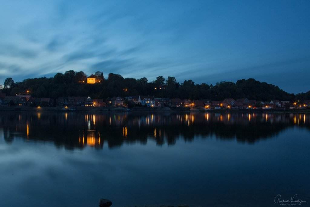 Abendlicher Blick auf die Altstadt von Lauenburg III