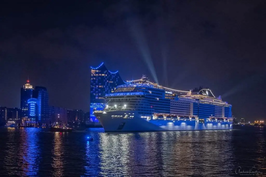 Taufe der MSC Grandiosa in Hamburg