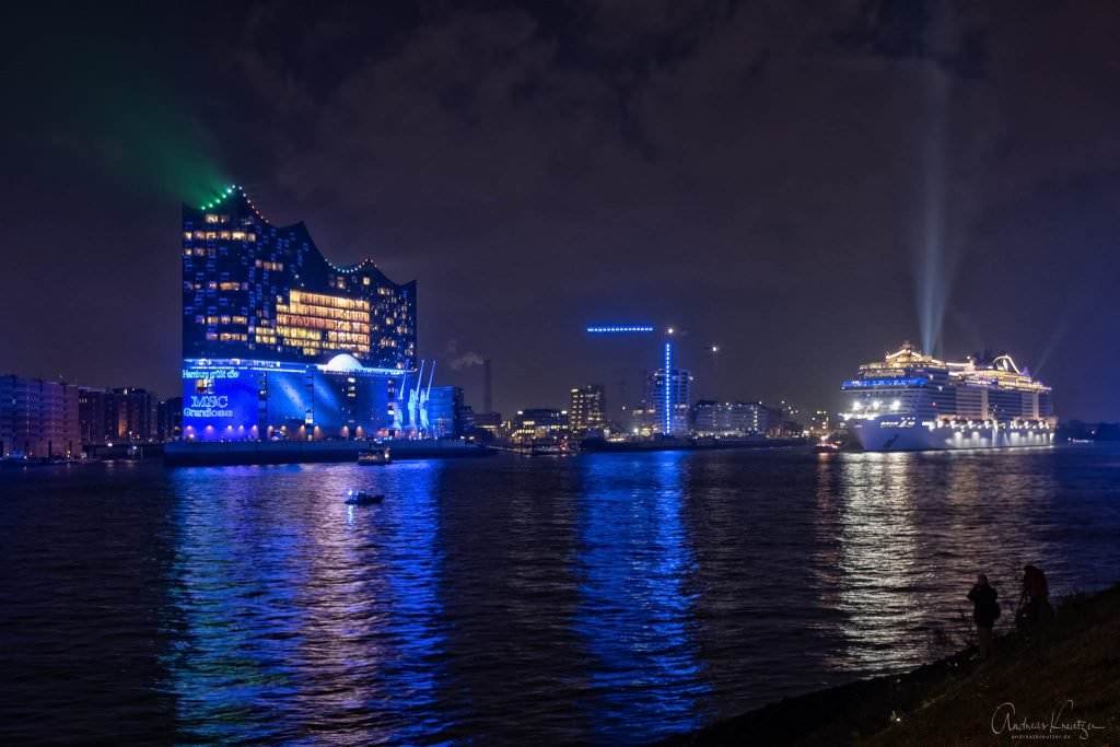 Taufe der MSC Grandiosa in Hamburg