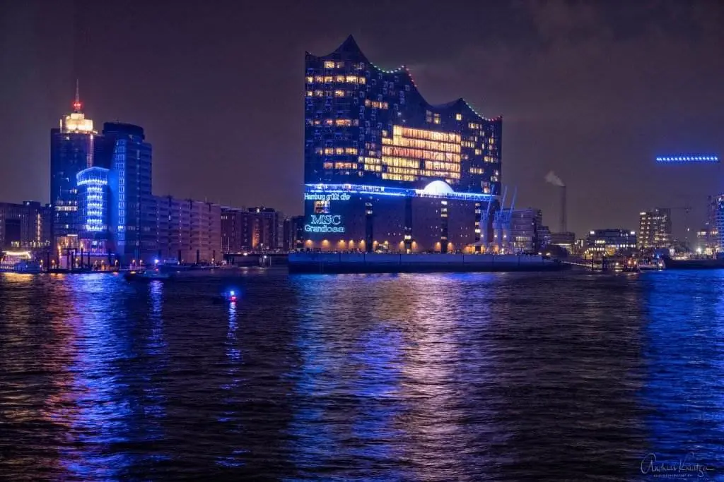 Taufe der MSC Grandiosa in Hamburg