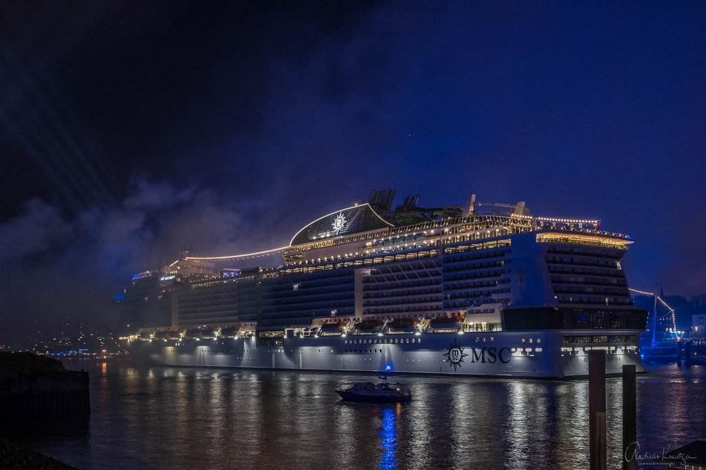 Taufe der MSC Grandiosa in Hamburg