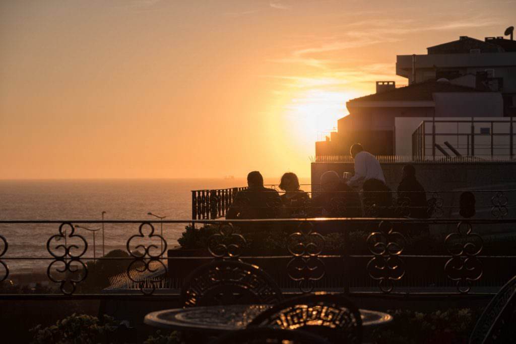 Sonnenuntergang Foz do Douro