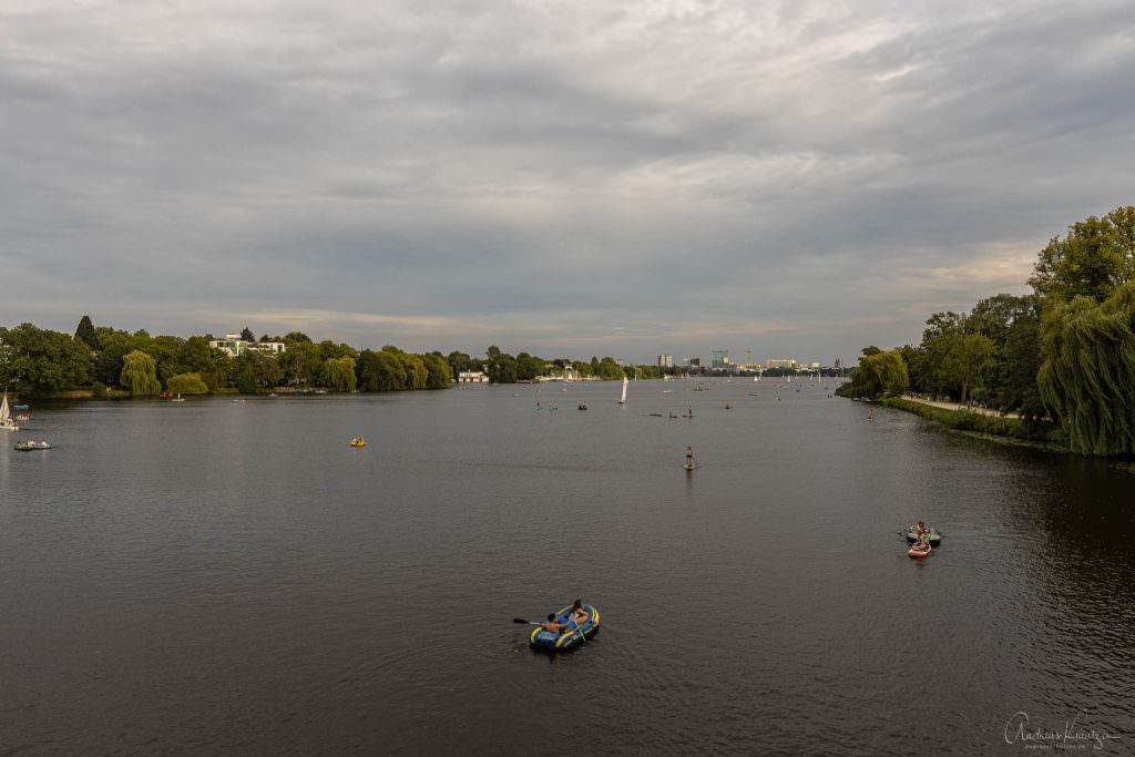 Außenalster bei der Krugkoppelbrücke