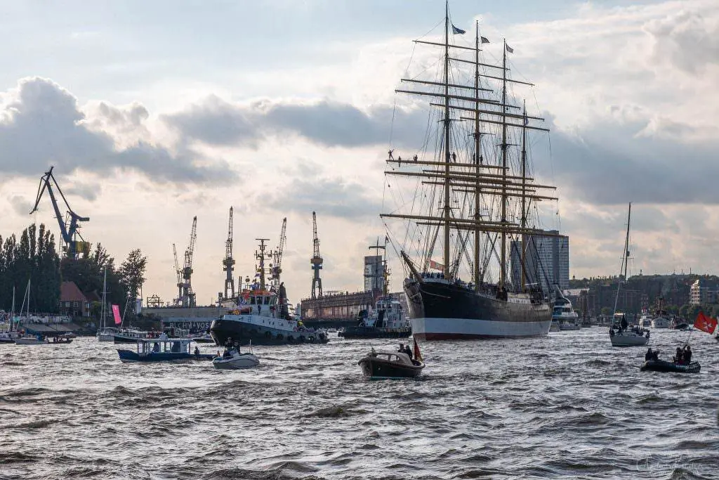 Historische Viermastbark "Peking"