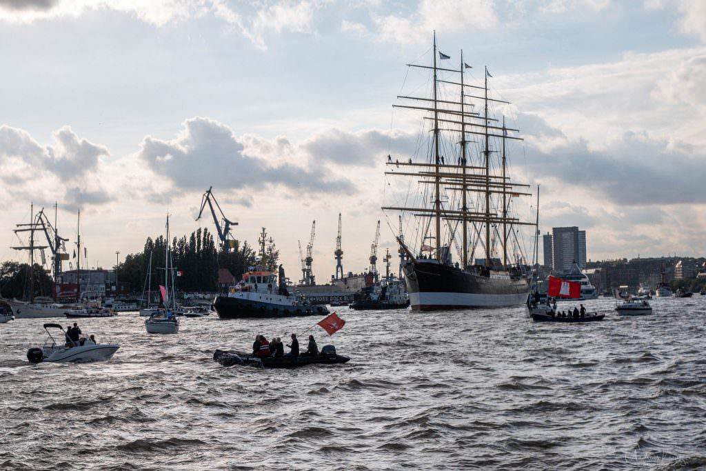 Historische Viermastbark "Peking"