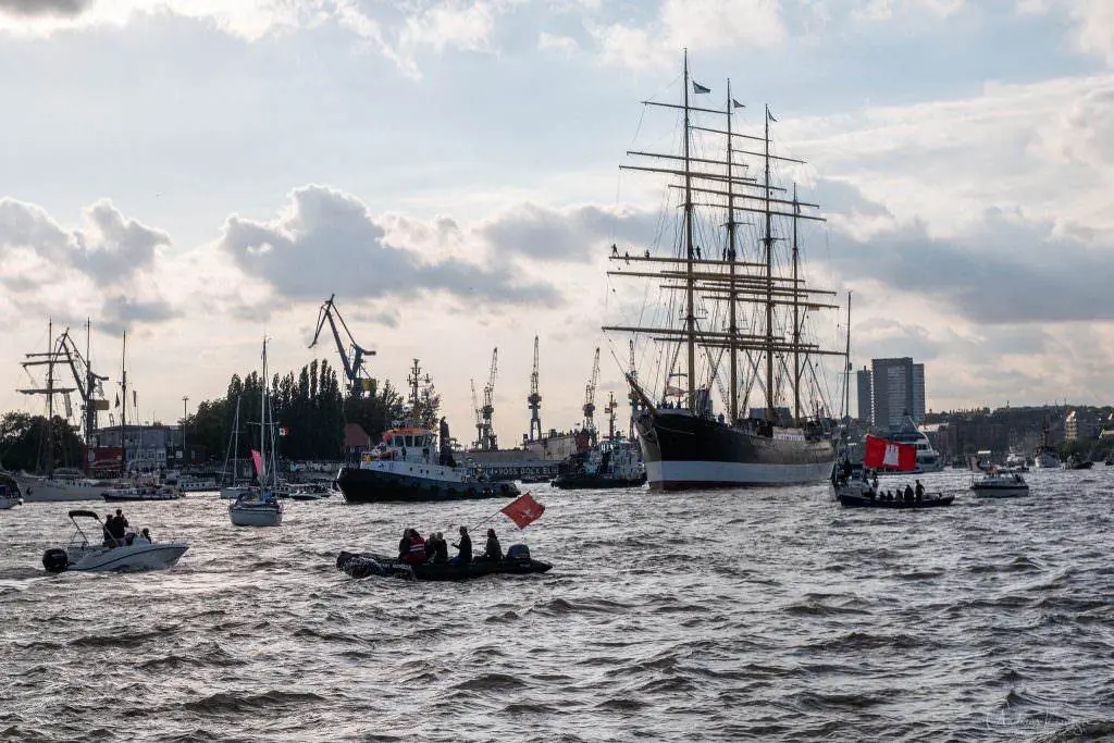 Historische Viermastbark "Peking"