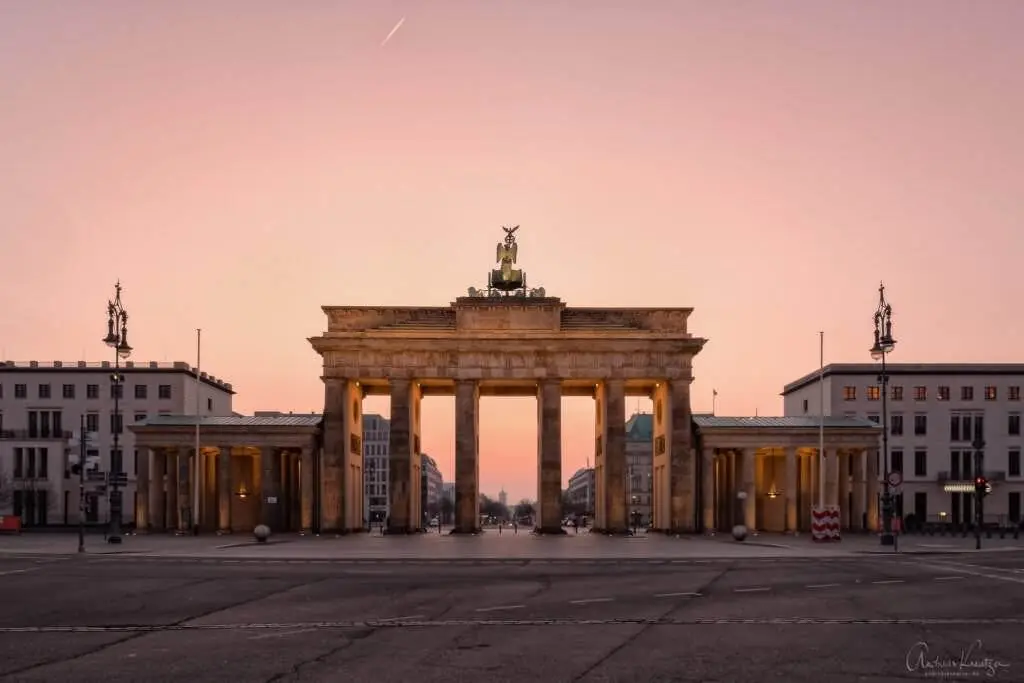 Brandenburger Tor am Morgen