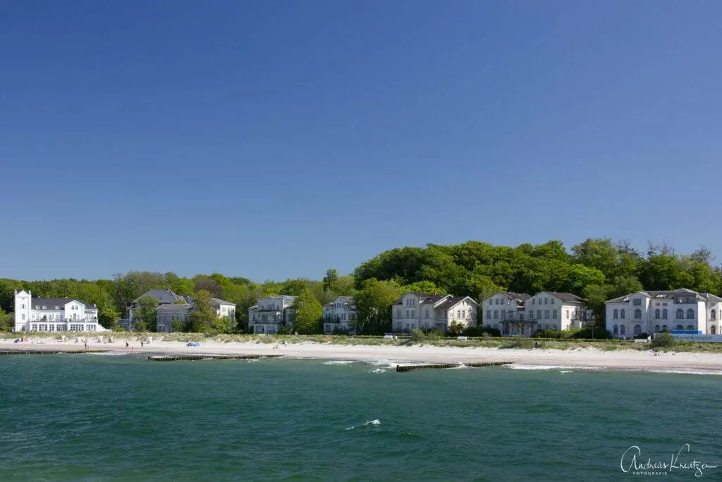 Heiligendamm Blick auf die Strandpromenade