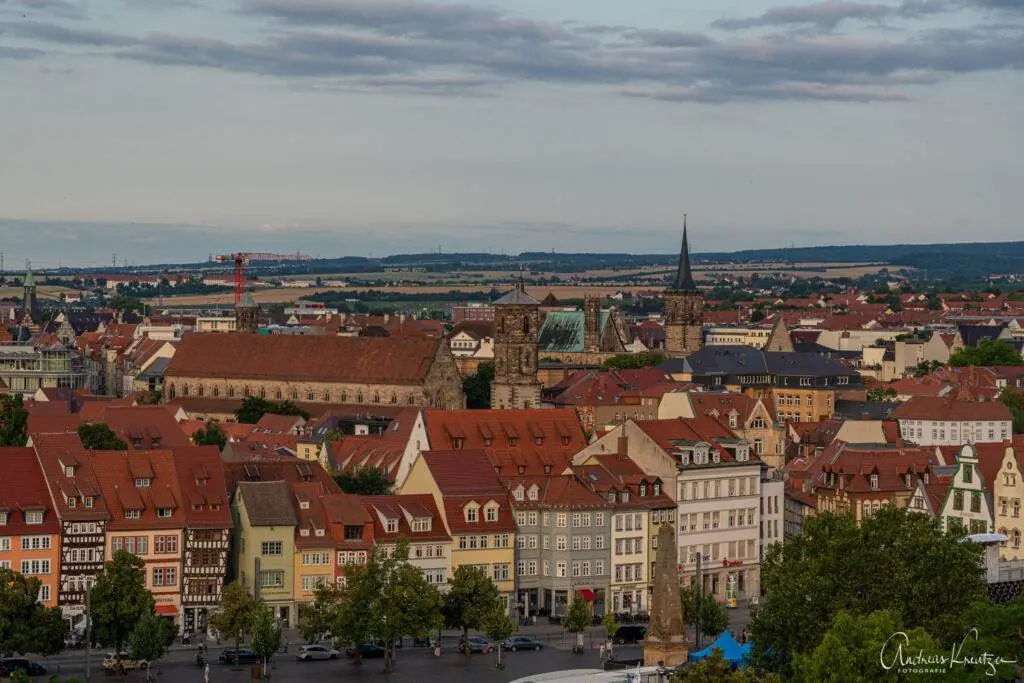 Blick auf Erfurt
