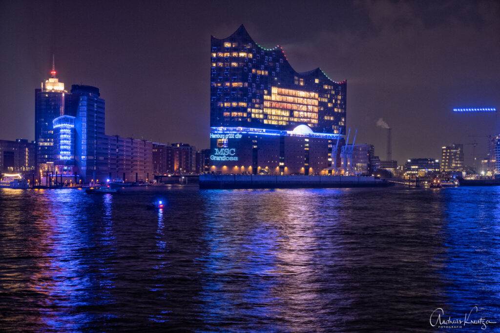 Taufe der MSC Grandiosa in Hamburg