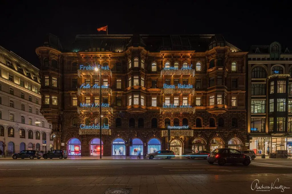 Hamburger Hof zur Weihnachtszeit