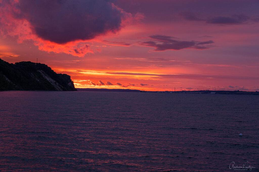 Sonnenuntergang auf Rügen