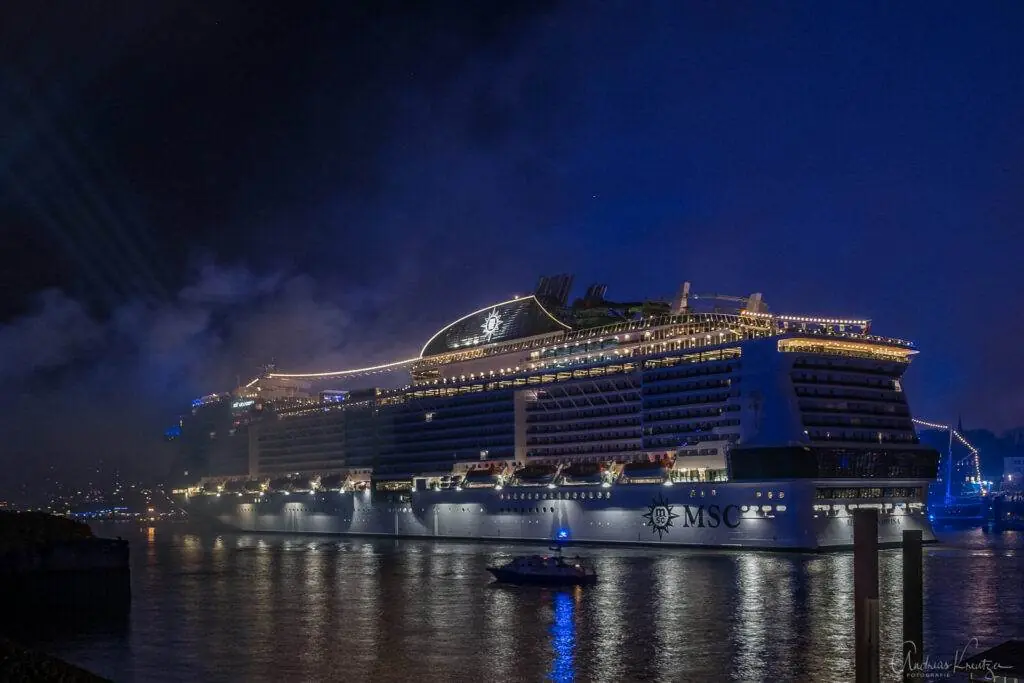 Taufe der MSC Grandiosa in Hamburg