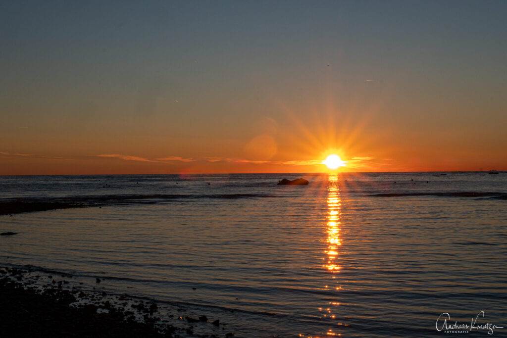 Sonnenuntergang bei Umag