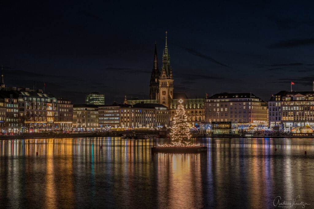 Binnenalster zur Weihnachtszeit