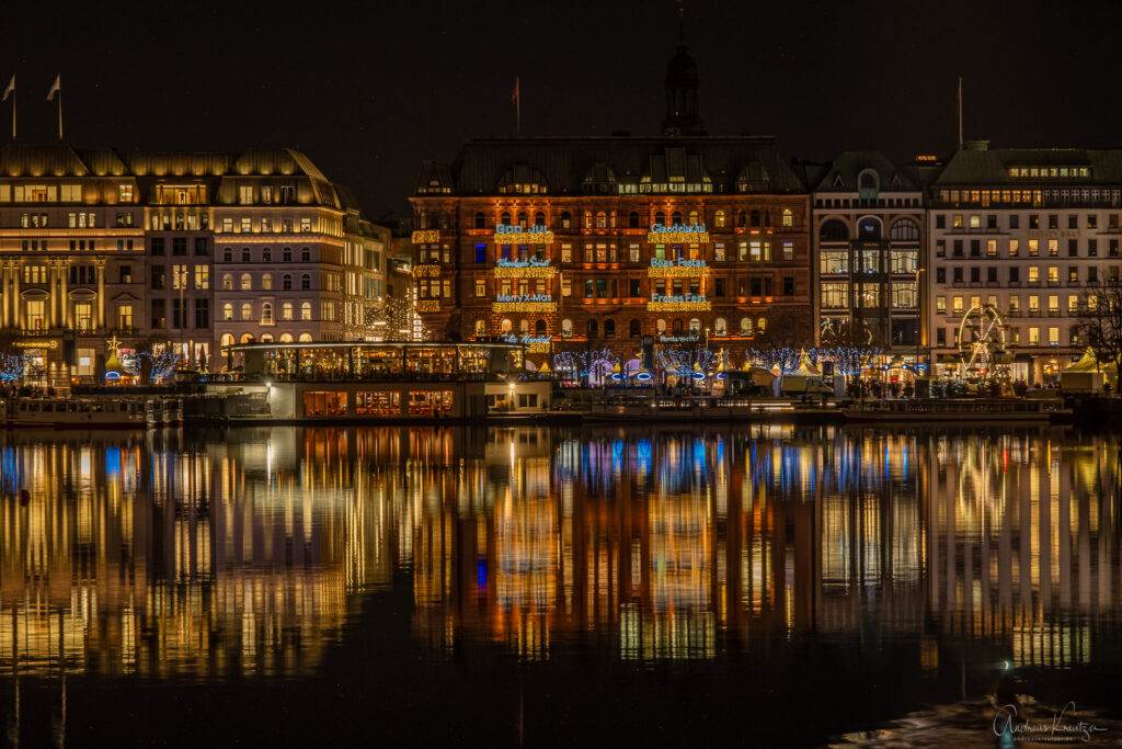 Jungfernstieg zur Weihnachtszeit