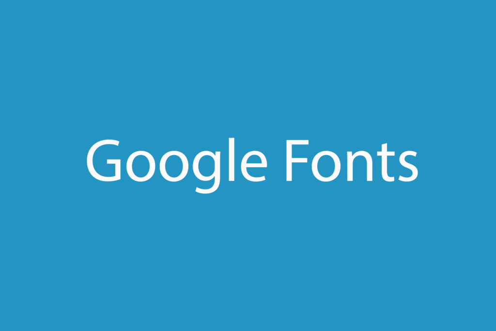 Google Fonts