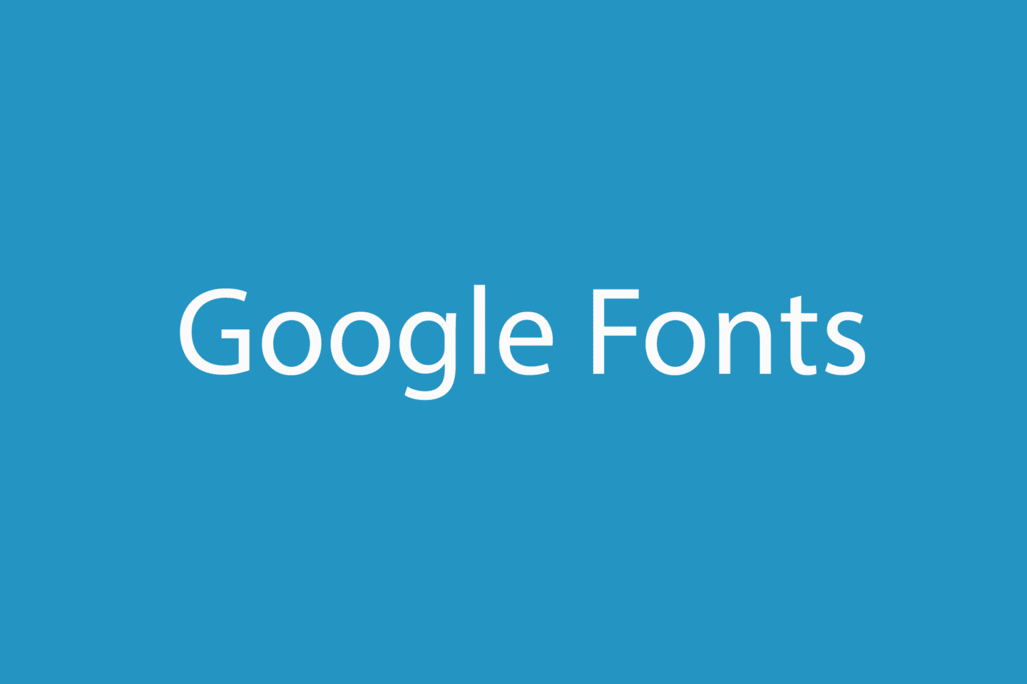 Google Fonts