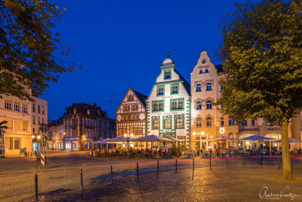 Am Domplatz in Erfurt